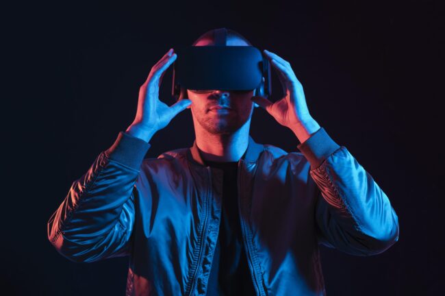 man-experiencing-virtual-reality-medium-shot