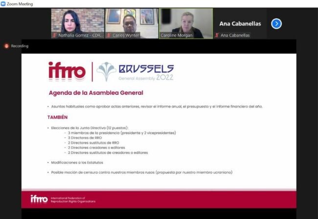 WhatsApp Image 2022-09-13 at 11.48.53 AM (1) Asamblea General de IFRRO - Bruselas 2022