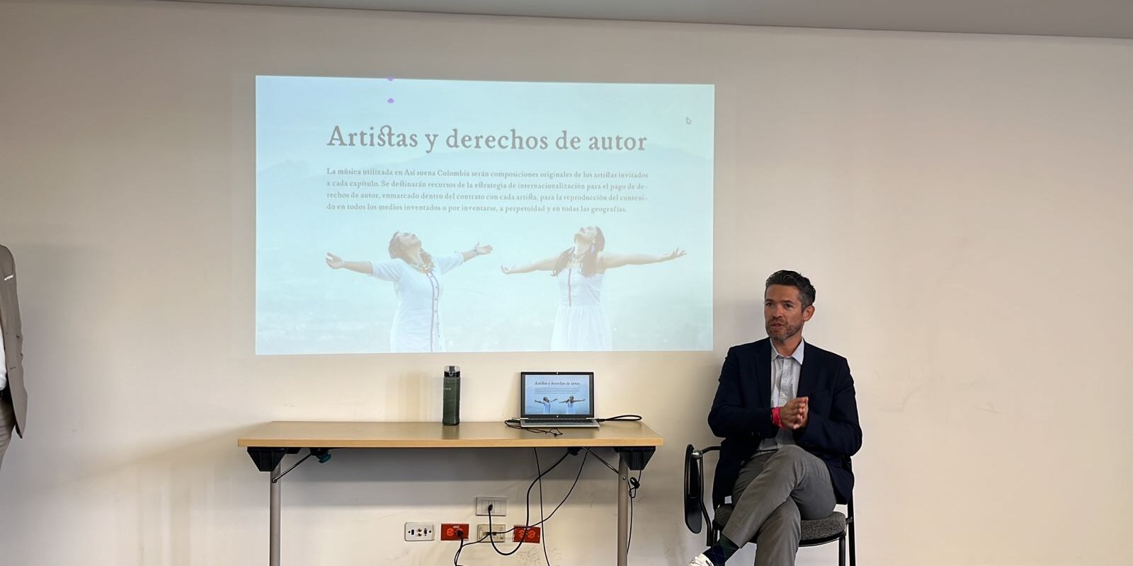 Secretario General del CDR, David Useche, presente en el Bogotá Audiovisual Market