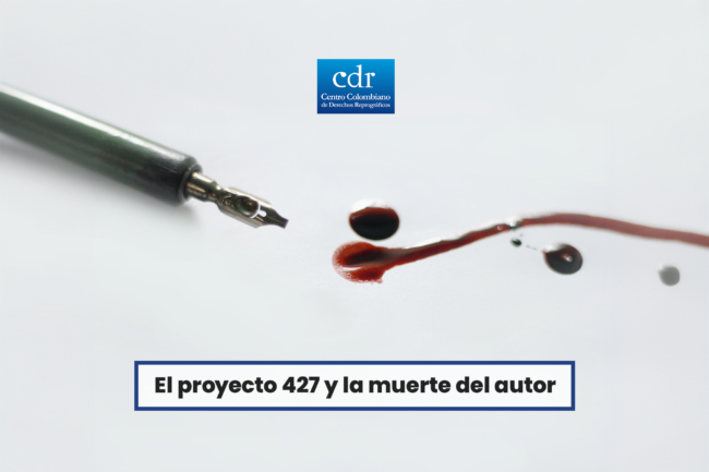 Proyecto 427 muerte del autor Web