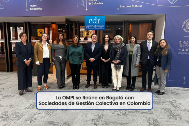 La OMPI se Reúne en Bogotá con Sociedades de Gestión Colectiva en Colombia WEB