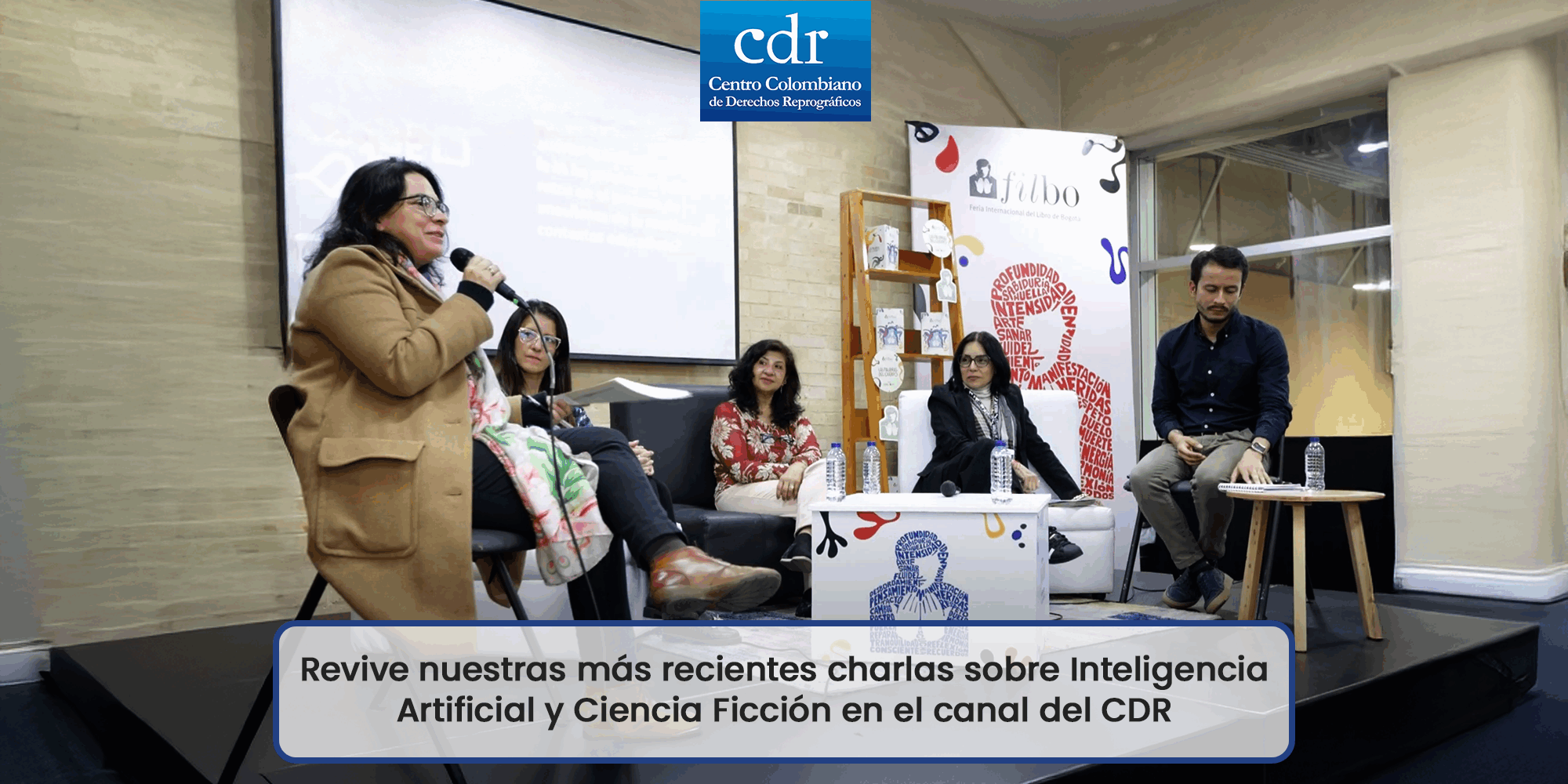 Revive nuestras más recientes charlas sobre Inteligencia Artificial y Ciencia Ficción en el canal del CDR 2025