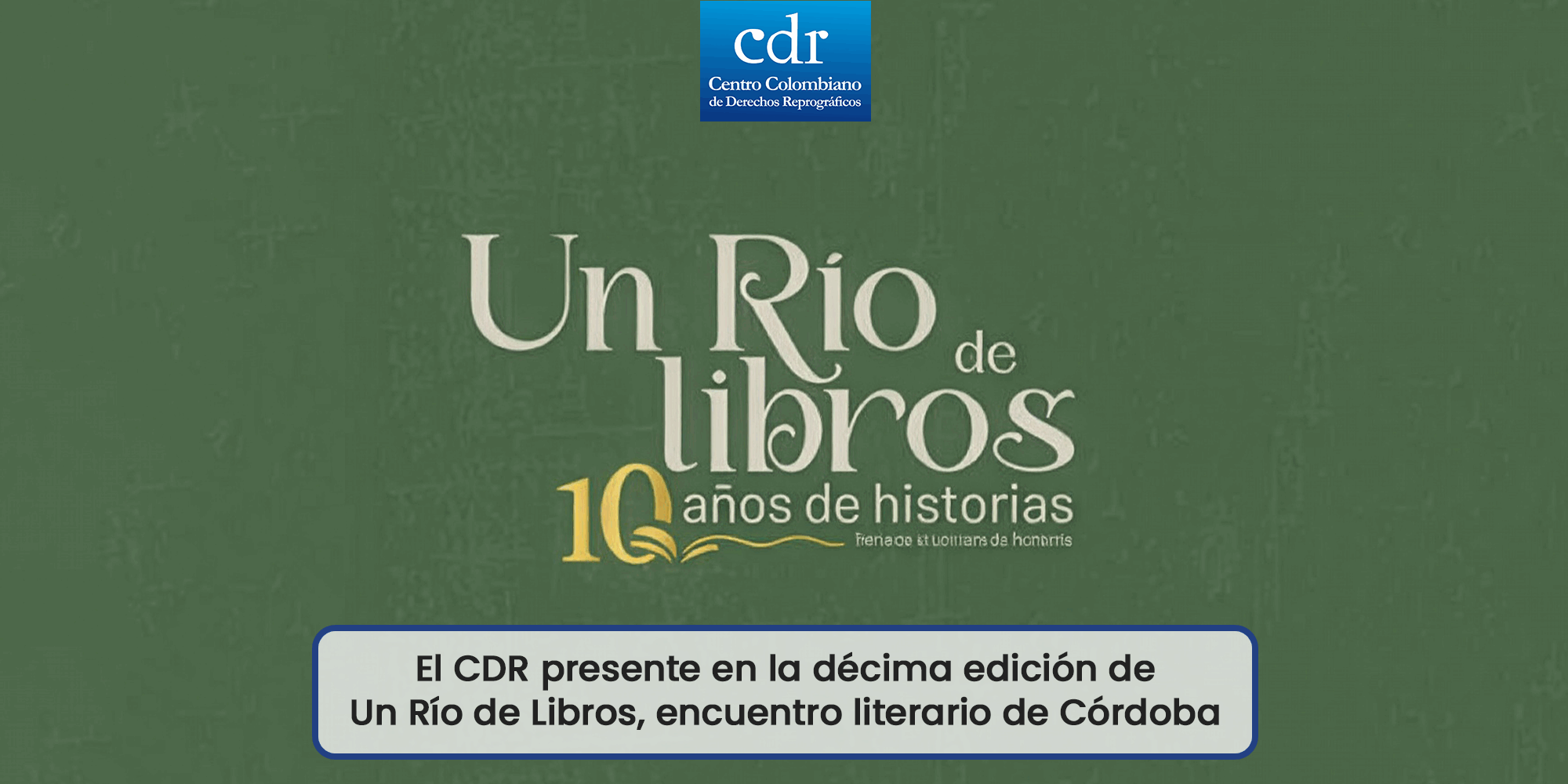 CDR Un Rio de Libros